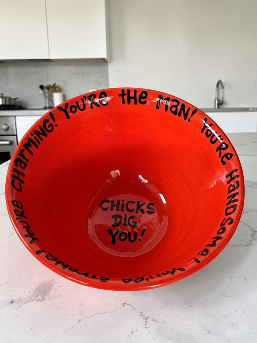 Our Name is Mud by Lorrie Veasey Complimentary Cereal  Bowl Humor   Chicks Dig U